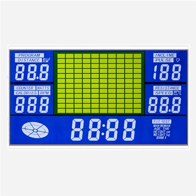 跑步机LCD液晶屏 HTN蓝屏 LCD显示屏 厂家直销